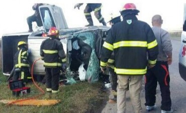 CHOQUE FATAL EN LA RUTA 93 ENTRE CHAÑAR Y BERABEVU.