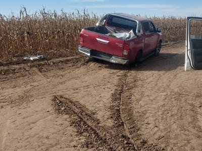 Alejandro Roca: Patrulla Rural encontró una camioneta con pedido de secuestro dentro de una estancia.