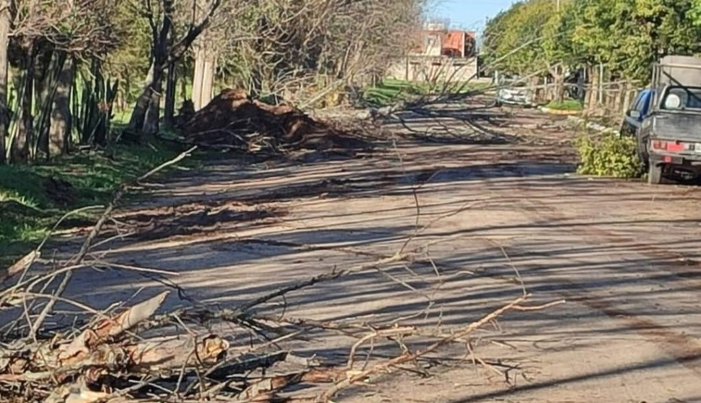 Lo que dejó el  temporal en Oncativo