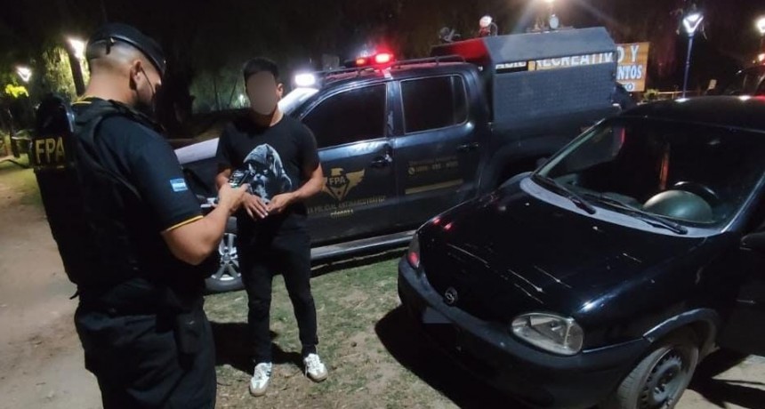 PATRULLAJE INTERFUERZA: FPA DETUVO A UN SUJETO Y SECUESTRÓ DROGAS EN SAN JAVIER Y YACANTO