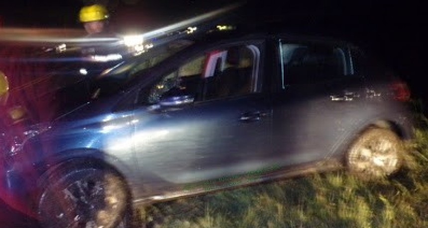 DESPISTE DE UN AUTO EN LA RUTA 11 CERCA DE LABORDE